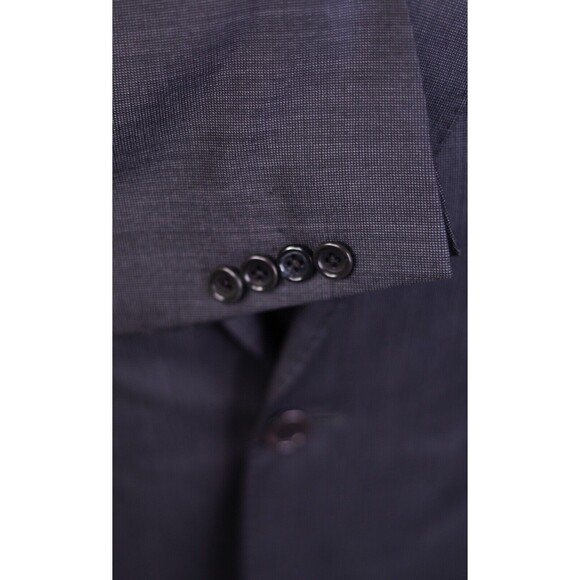 Jos A Bank Signature Platinum Italy Made Micro Check 2 button Wool Jacket 40r - Picture 8 of 13